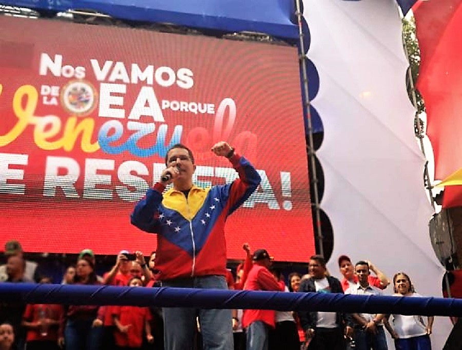 Canciller Arreaza Fuente: Twitter