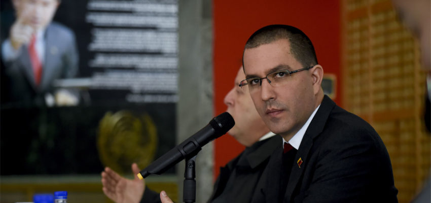 Cancilller Jorge Arreaza Foto Cortesía