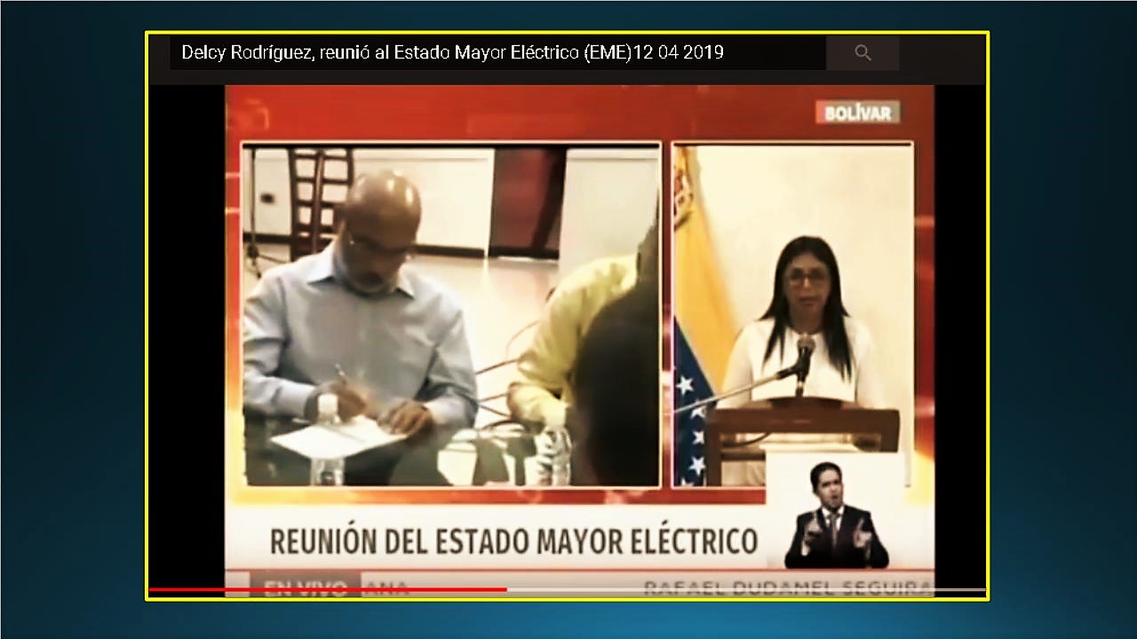Delcy Rodríguez Captura de Pantalla