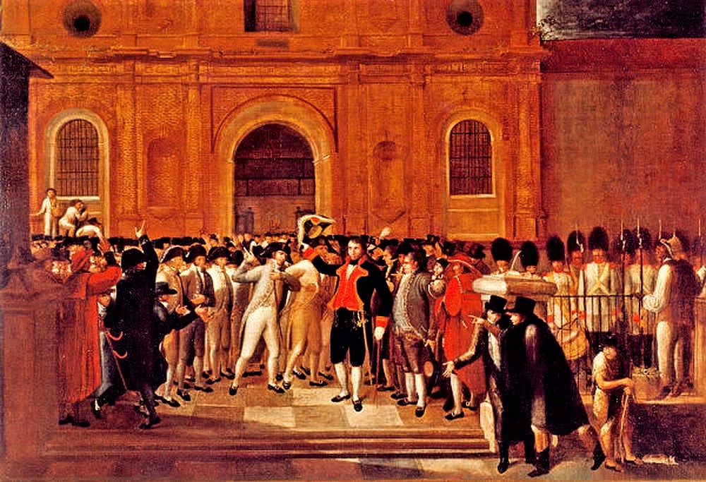 El 19 de abril de 1810 óleo de Juan de Lovera Foto: Cortesí
