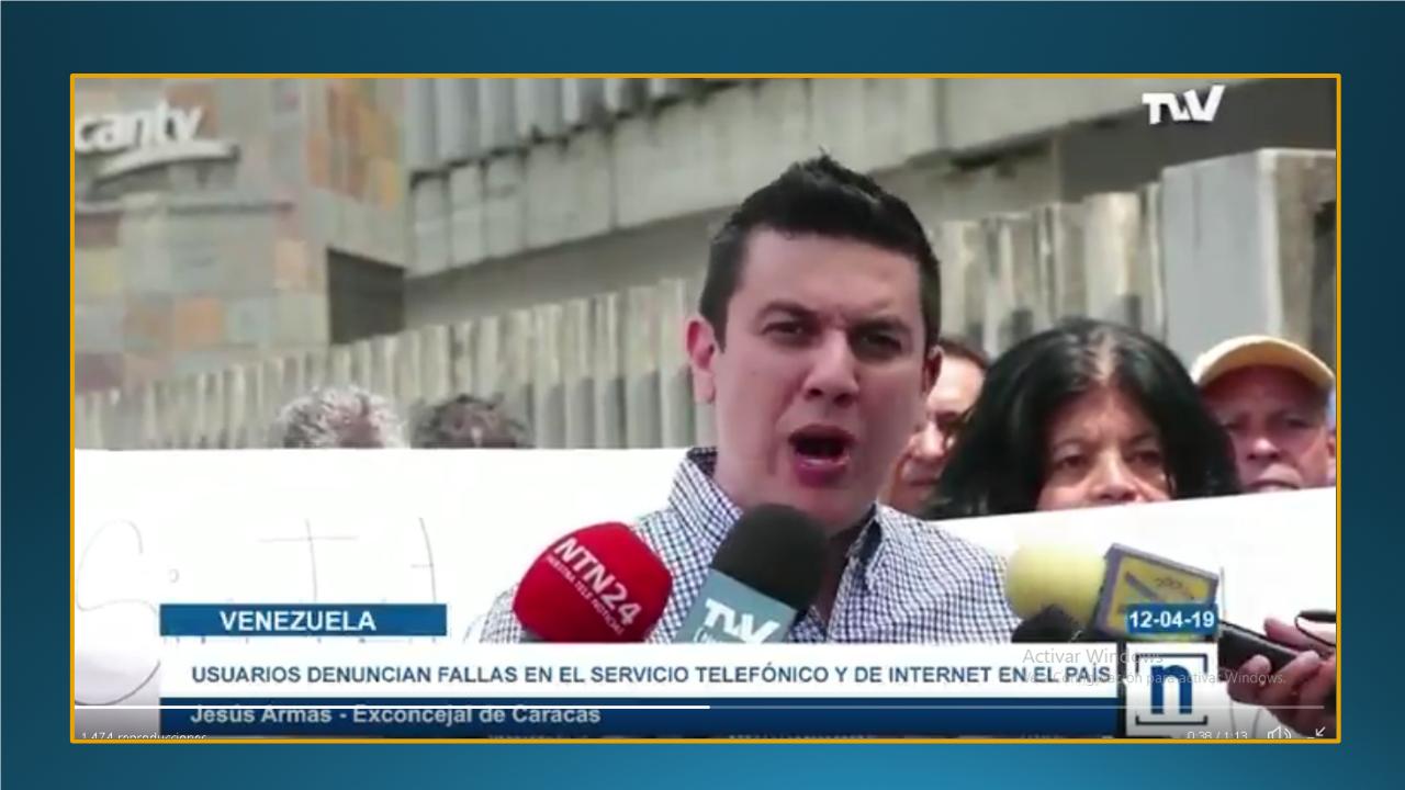 Jesús Armas Foto: Captura de Pantalla