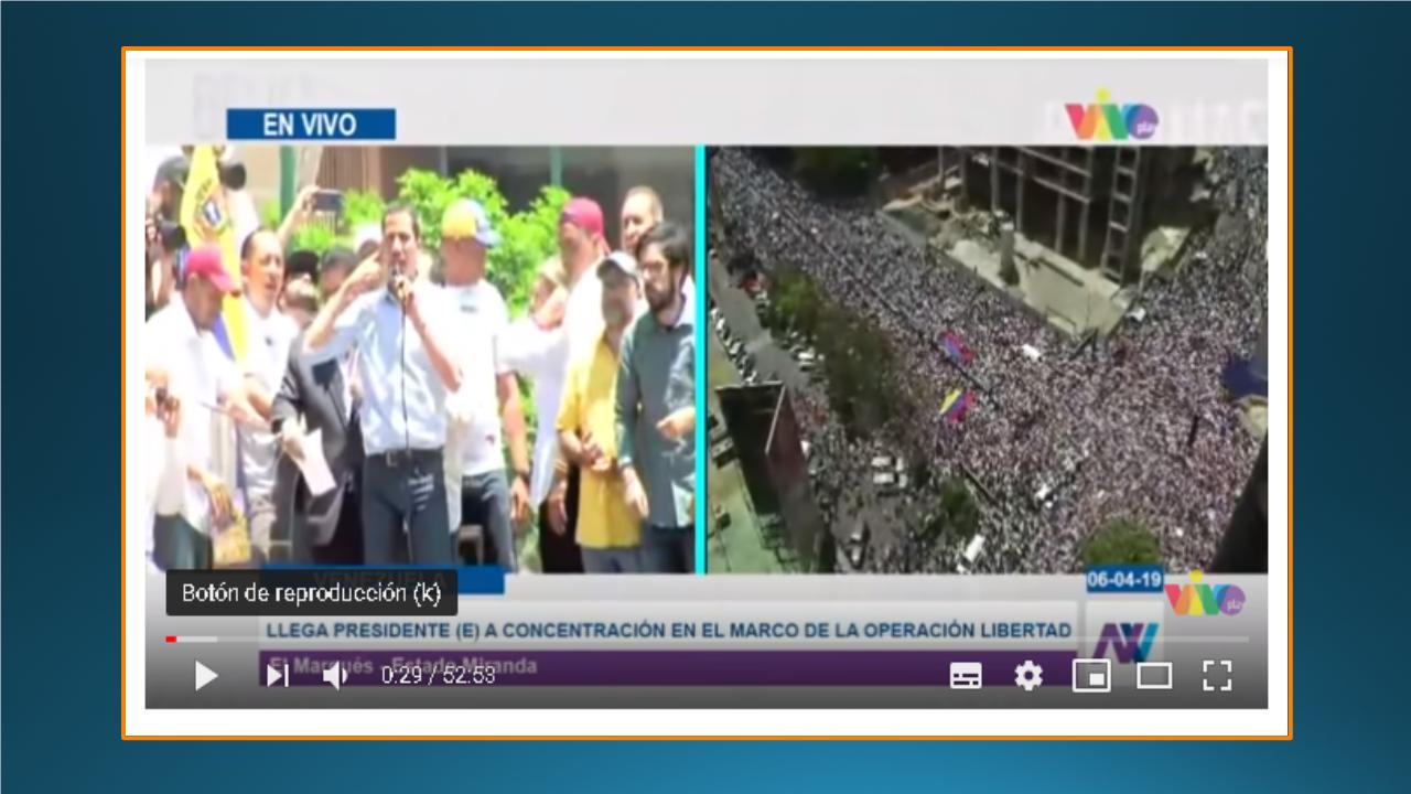 Juan Guaidó Captura de Pantalla