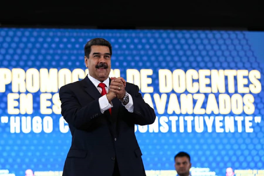Pdte. Maduro en acto Micro Misión Simón Rodríguez Foto: Prensa Presidencial Minci
