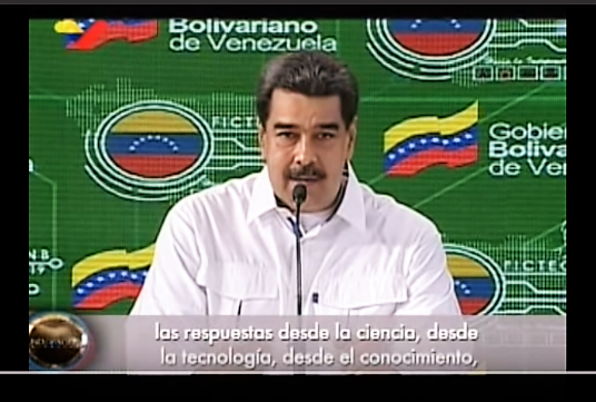 Pdte. Maduro en Feria de Innovaciòn Ciencia y Tecnología Militar Captura de Pantalla.png