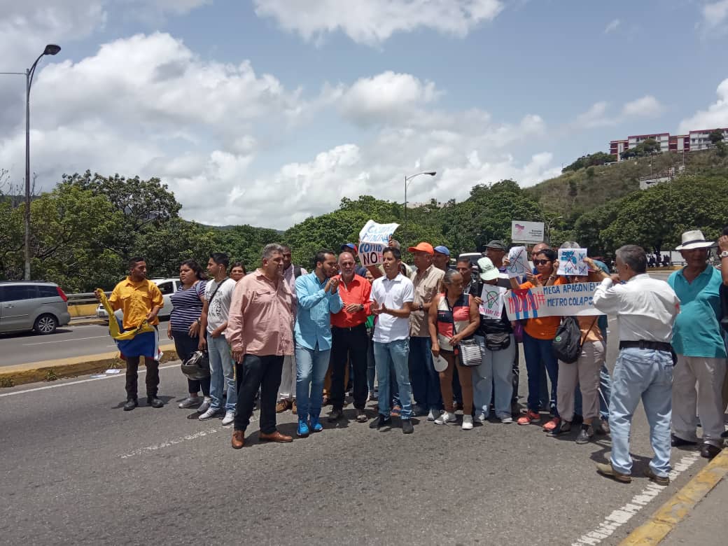 Solo pequeños grupos protestaron en las calles Foto: Cortesía