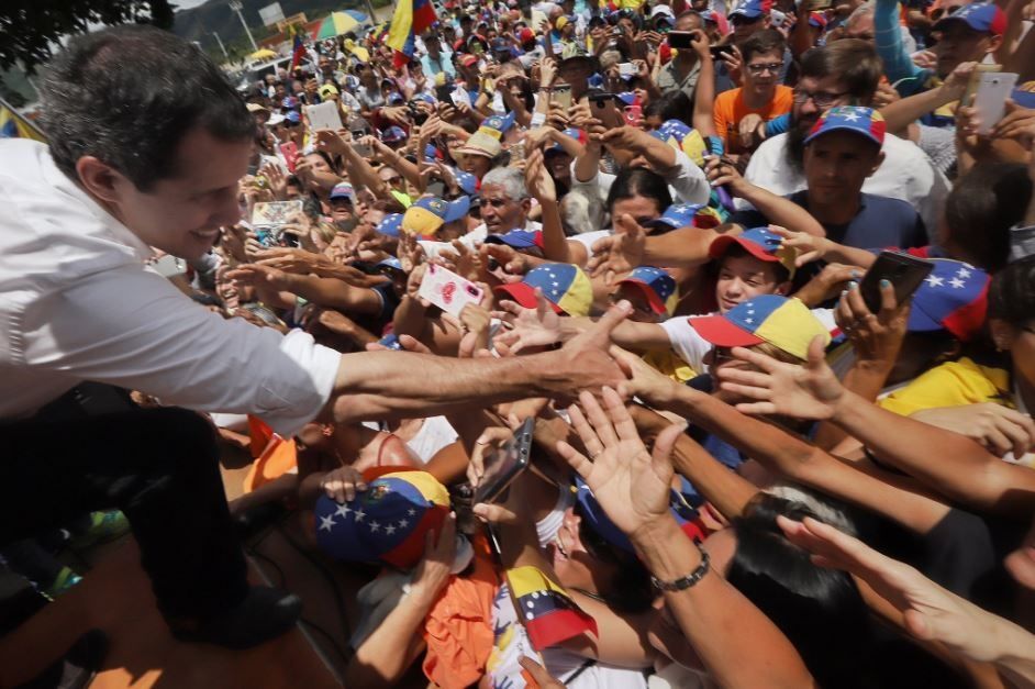 Guaidó en Carabobo Foto Agencias