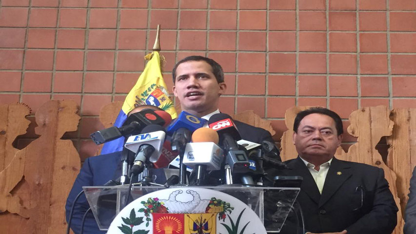 Guaidó no hay fecha para restablecimiento del diálogo Agencias
