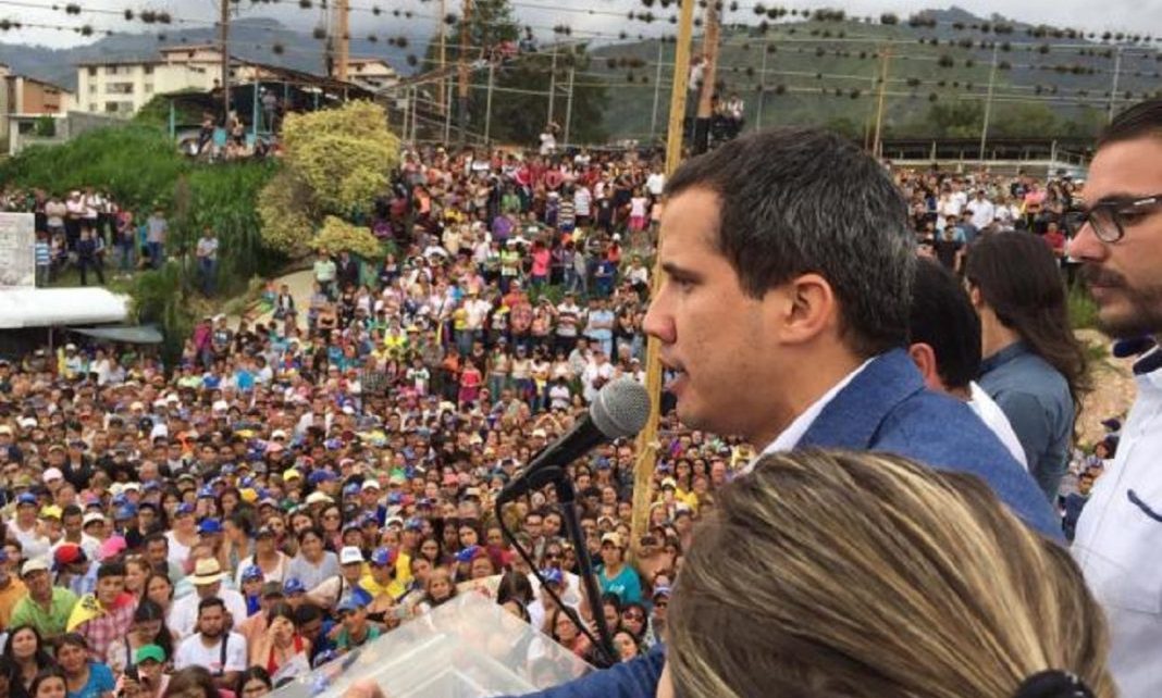Juan Guaidó estará de recorrido en Valencia y San Diego Foto Twitter Agencias