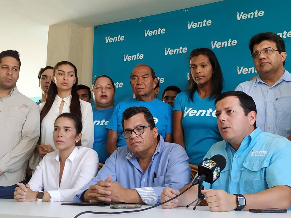 Luis Tarbay coordinador del Comité de Derechos Humanos de Vente Venezuela Foto Prensa Vente Vzla