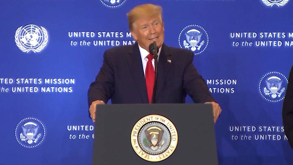 Presidente Trump sobre la llamada a Ucrania se pregunta Destituirme por eso Foto: Agencia