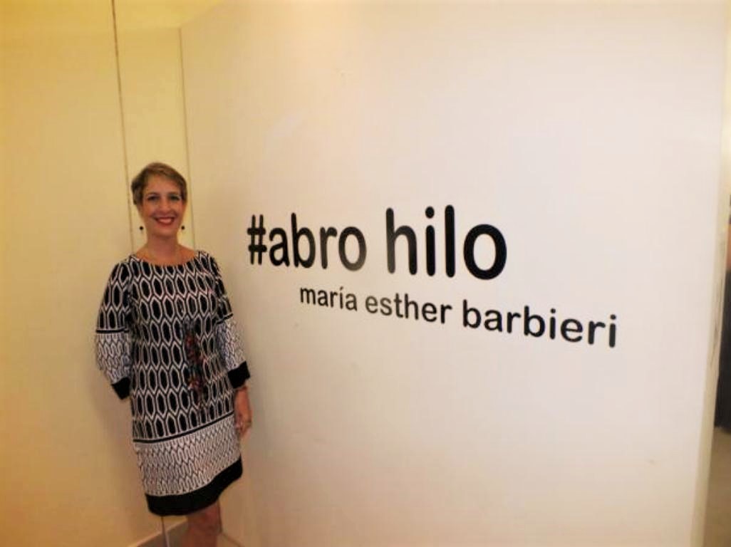 Exposición “#Abro Hilo” de María Esther Barbieri cautivó al público en Hesperia WTC Valencia Fotos: Luis González Manrique / Valencia Informa