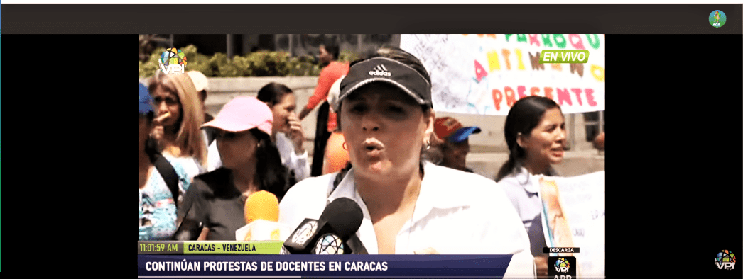 Advirtió Griselda Sánchez: Vamos rumbo a la huelga nacional Foto Captura de Pantalla vía VPItv