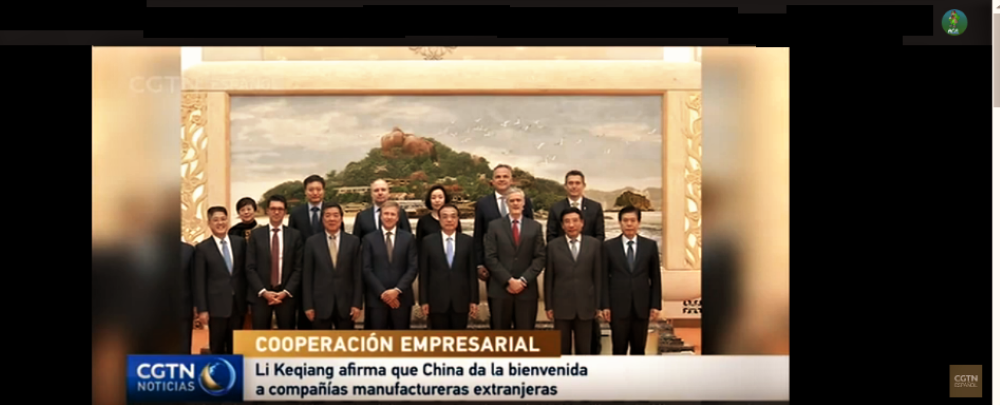 Li Keqiang afirma que China da la bienvenida a compañías manufactureras extranjeras Captura de Pantalla