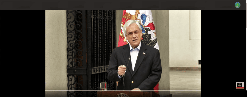 Piñera solicitó la renuncia a todos los ministros de su gabinete Captura de Pantalla ABC Mundial TV