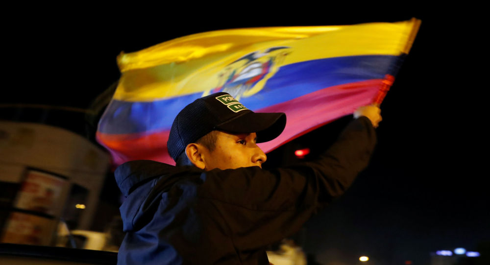 Jornada de Triunfo y festejo tras derogar el acuerdo con el FMI en Ecuador Foto: Carlos Garcia Rawlins / Reuters