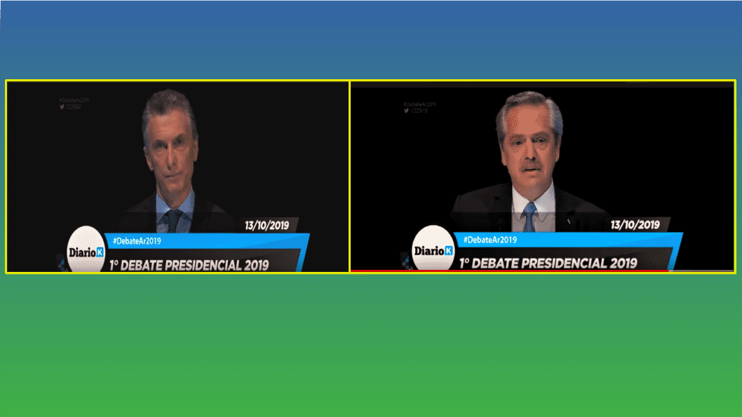 Resize Efectuado el 1 er Debate Presidencial 2019 Foto Captura de Pantalla