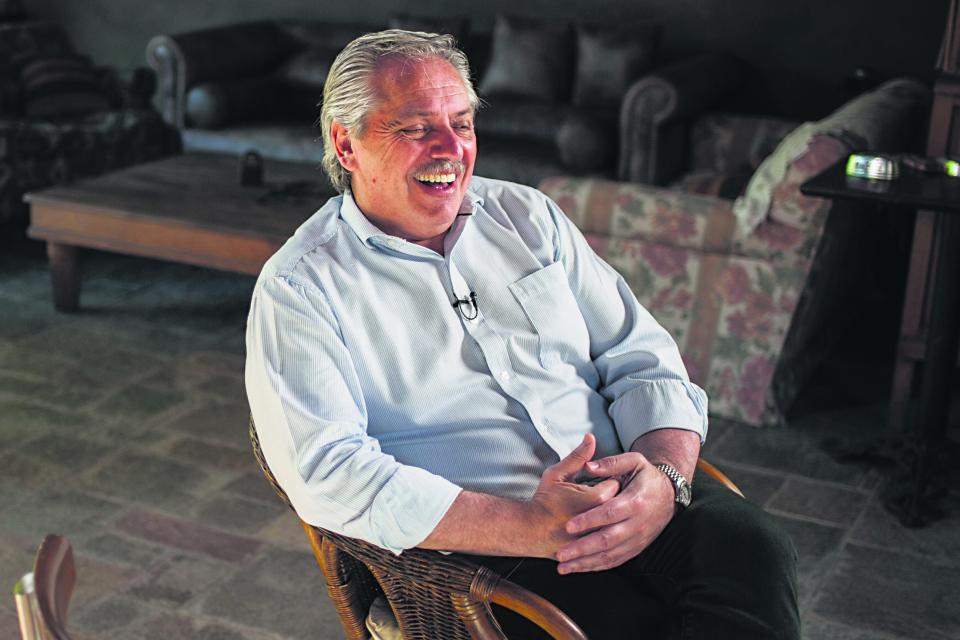 Alberto Fernández :Cuando la economía se mueva todos van a verse beneficiados Foto: Adrían Pñerez