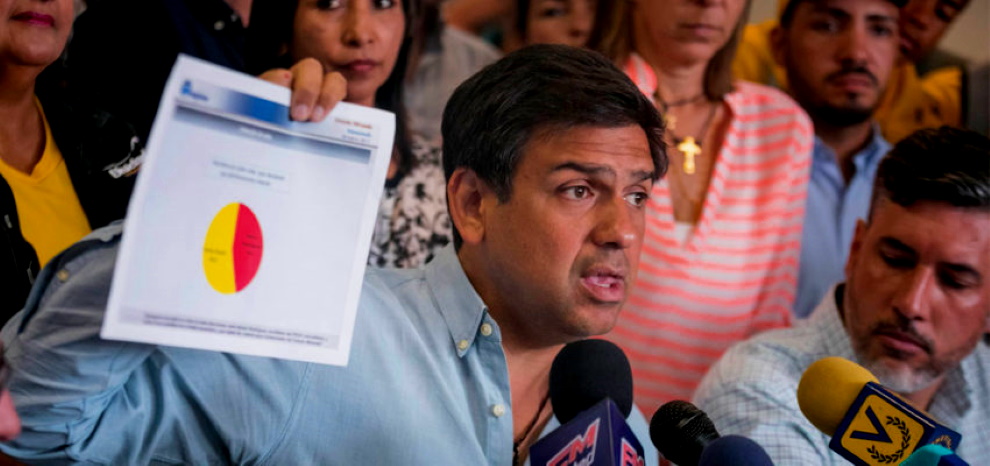 Carlos Ocariz, coordinador político de Servicios Públicos del Plan País / Foto: Agencias