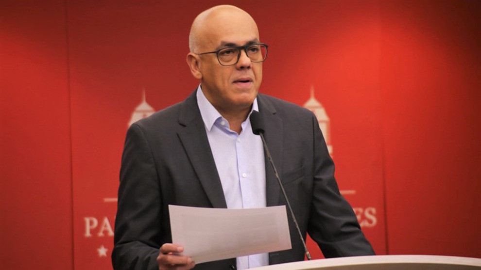 El ministro de Comunicación Jorge Rodríguez / Foto:@PresidencialVen