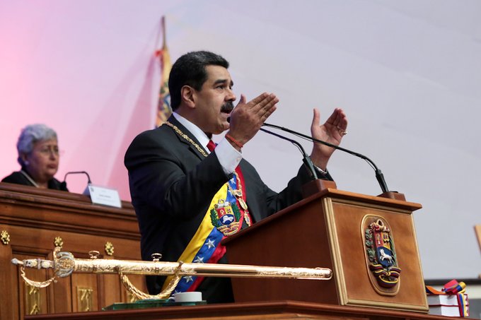 Nicolás Maduro en su Memoria y Cuenta de 2019 ante la ANC Foto: Cortesía