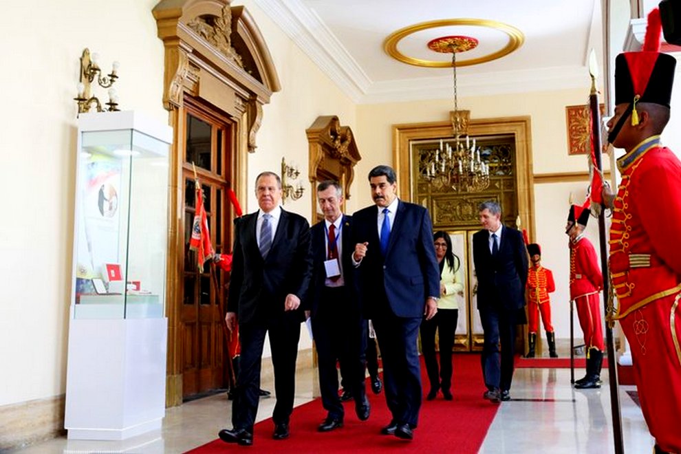 Pdte. Maduro sostuvo encuentro con con el ministro de Relaciones Exteriores de Rusia Serguéi Lavrov Foto: Prensa Presidencial