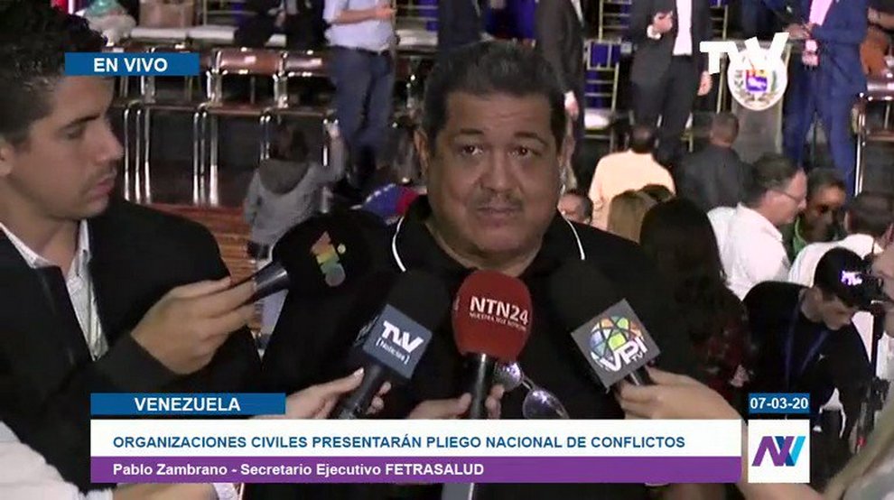 Pablo Zambrano abogó por la lucha de recuperación de las empresas venezolanas Foto: Agencias