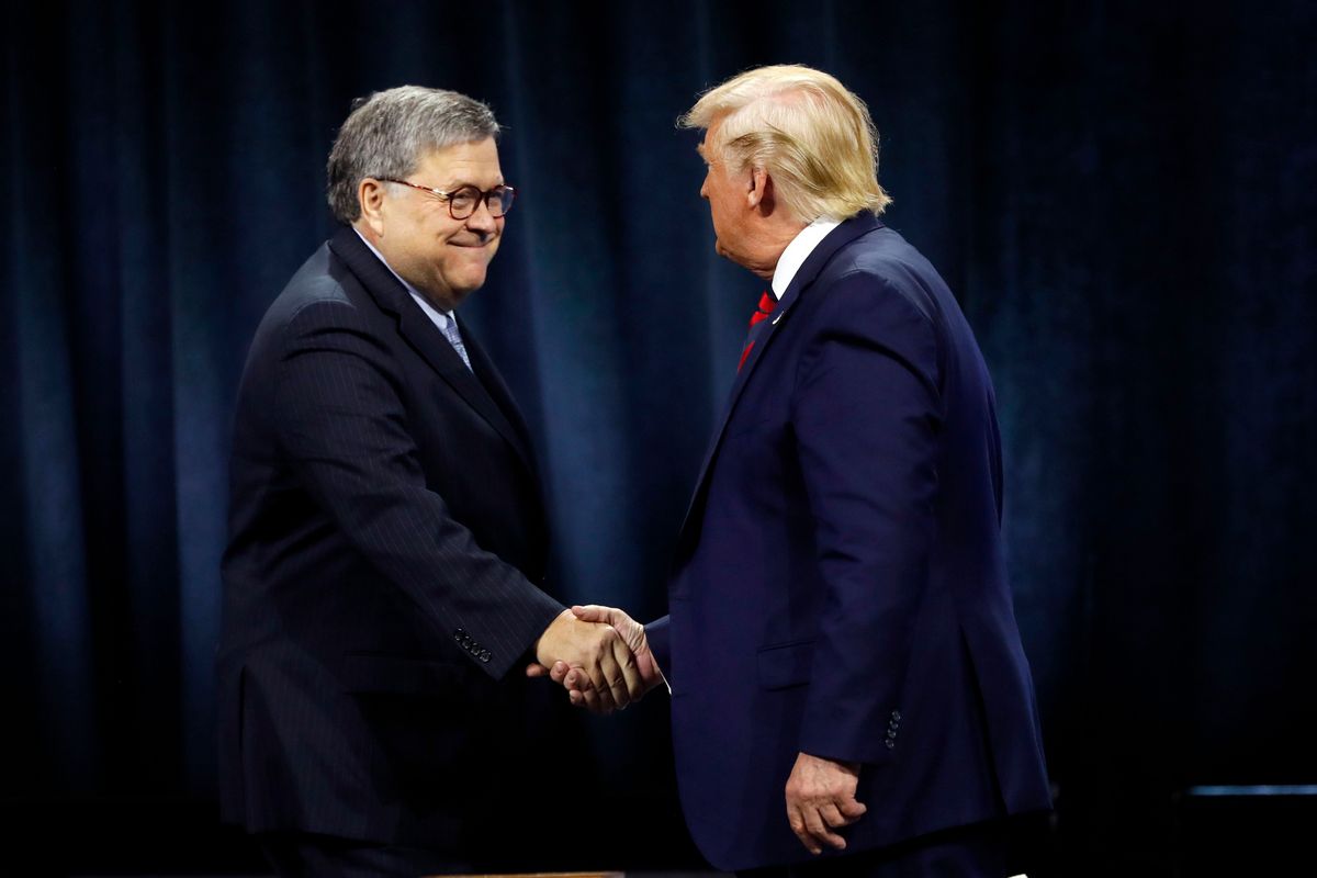 William Barr y Donald Trump Foto: The Washington Post