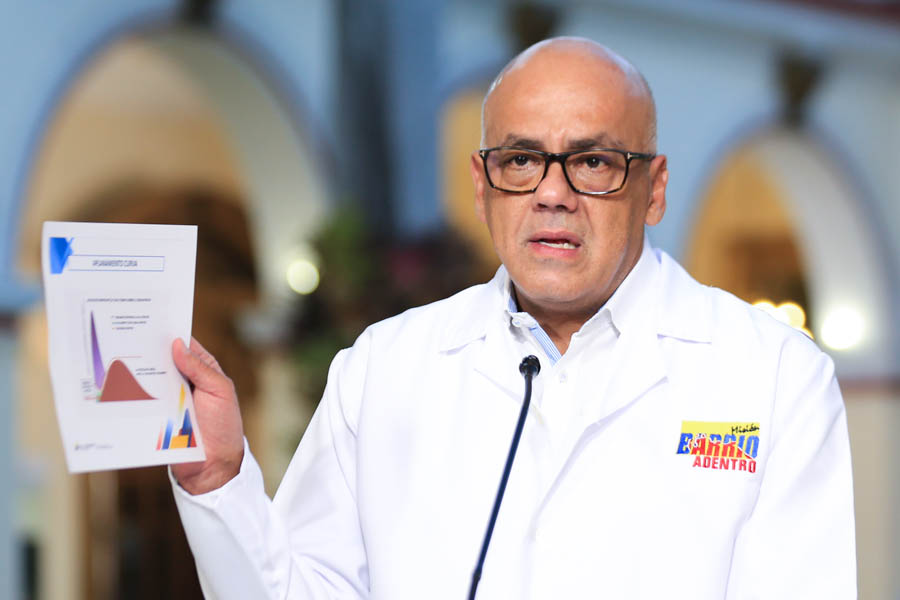 Ministro Rodríguez reporta 06 nuevos casos de COVID-19 y ascienden a 165 los casos de contagio por Covid-19 en Venezuela / Foto: John Zerpa Prensa Presidencial