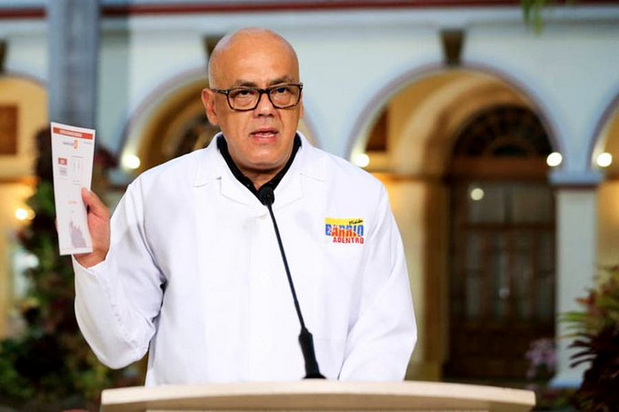 Jorge Rodríguez: Venezuela confirma cuatro nuevos contagios por Covid19 en las últimas 24 horas Foto: Prensa Presidencial