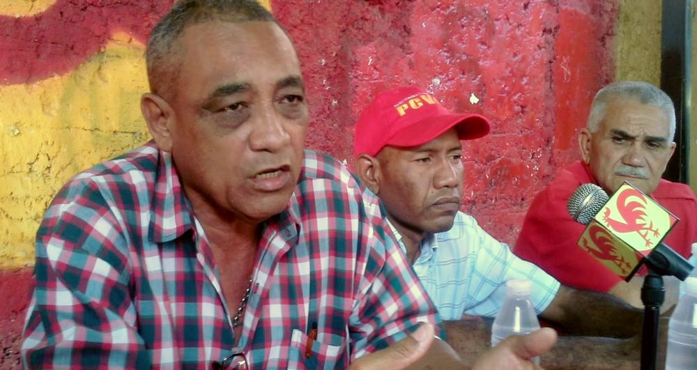 Arvilio Hidalgo, diputado al Consejo Legislativo de Carabobo y secretario sindical del PCV Foto: Prensa La Calle