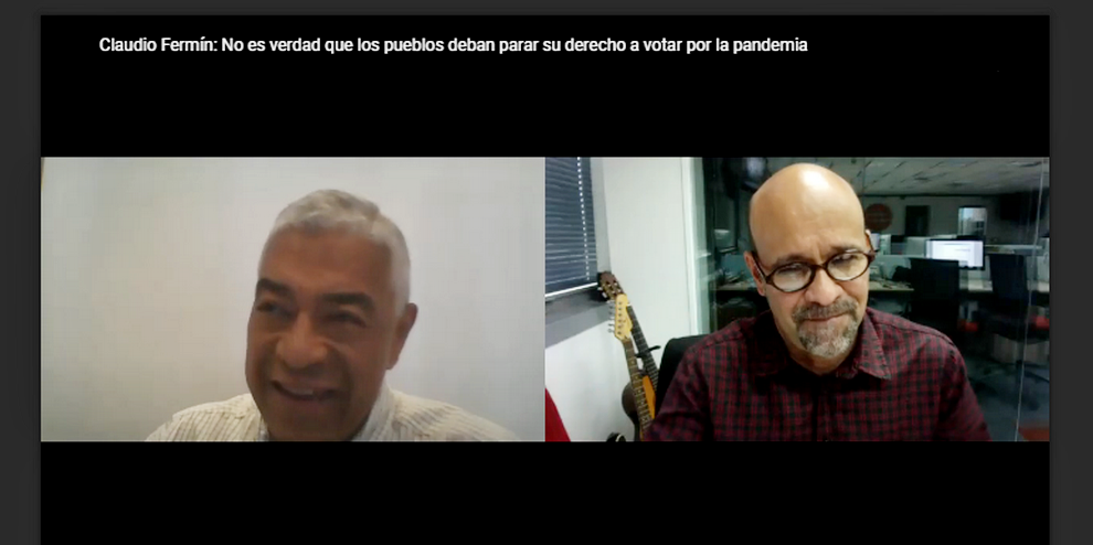 Claudio Fermín: Maduro no necesita elecciones, las requiere la gente para estar representada y transformar el país / Foto: Captura de Pantalla