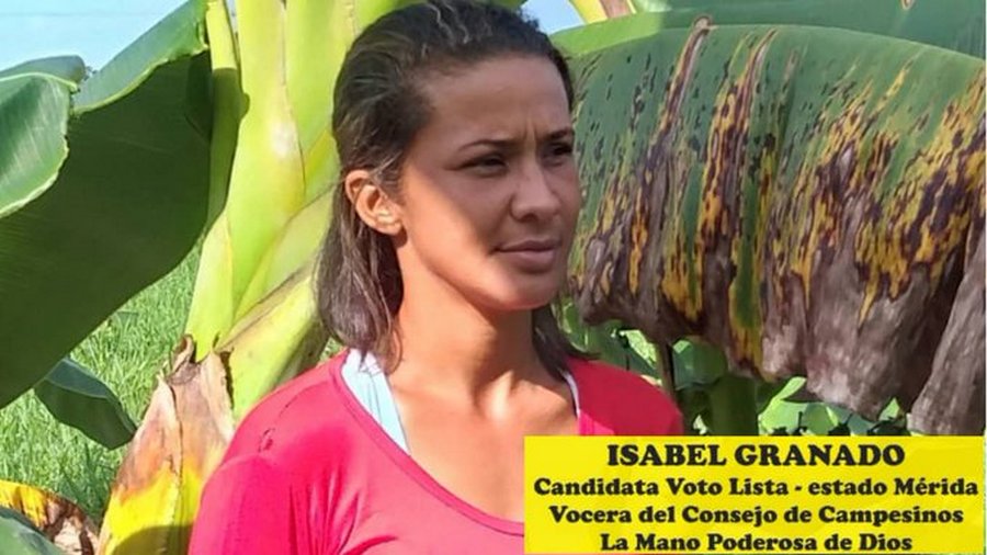 La dirigente campesina y candidata de la APR PCV Isabel Granado / Foto: Prensa PCV