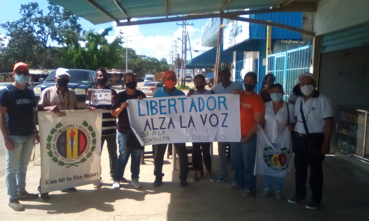 FAVL toma Las Manzanas de Campo Carabobo para denunciar la crisis y proponer Consulta / Foto: Prensa FAVL Libertador