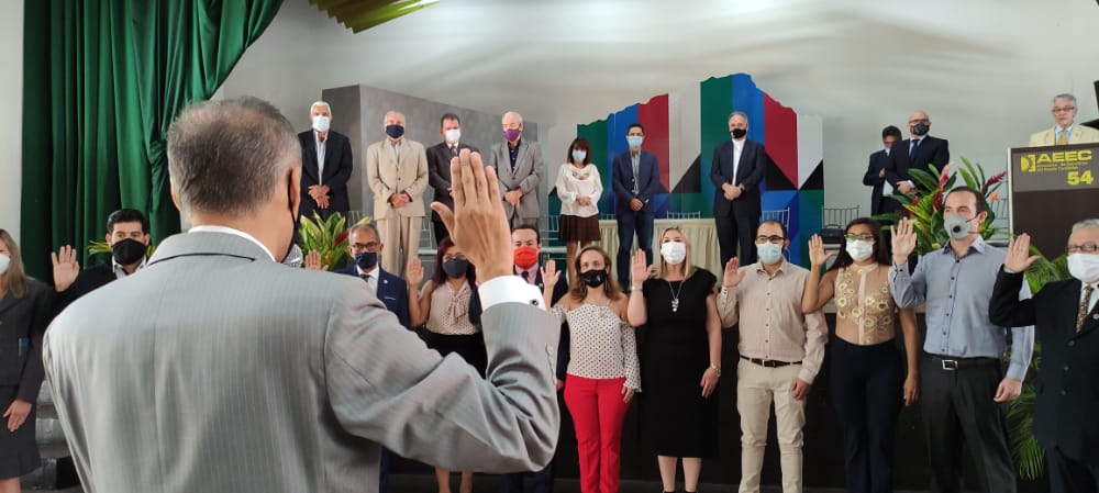 En la sede de la Asociación de Ejecutivos del Estado Carabobo se juramentó la nueva Junta Directiva / Foto:Prensa AEEC