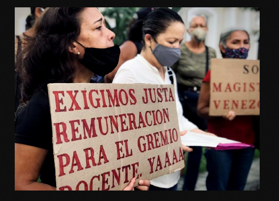 Los docentes no pueden vivir con sueldos que califican de hambre / Foto: Francis Tineo