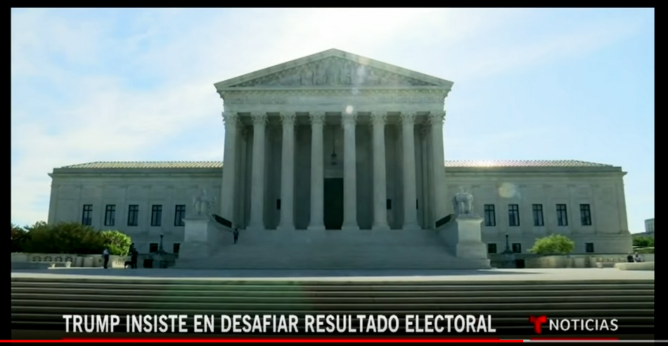 Trump insiste en su batalla legal contra el conteo de votos / Foto: Captura de Pantalla vía Noticias Telemundo