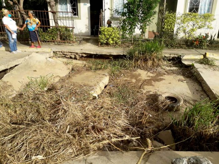 Así luce parte de la vialidad en la comunidad de "Ojo de Agua" en Vigirima parroquia del municipio Guacara en el estado Carabobo / Foto: Prensa SPV Guacara