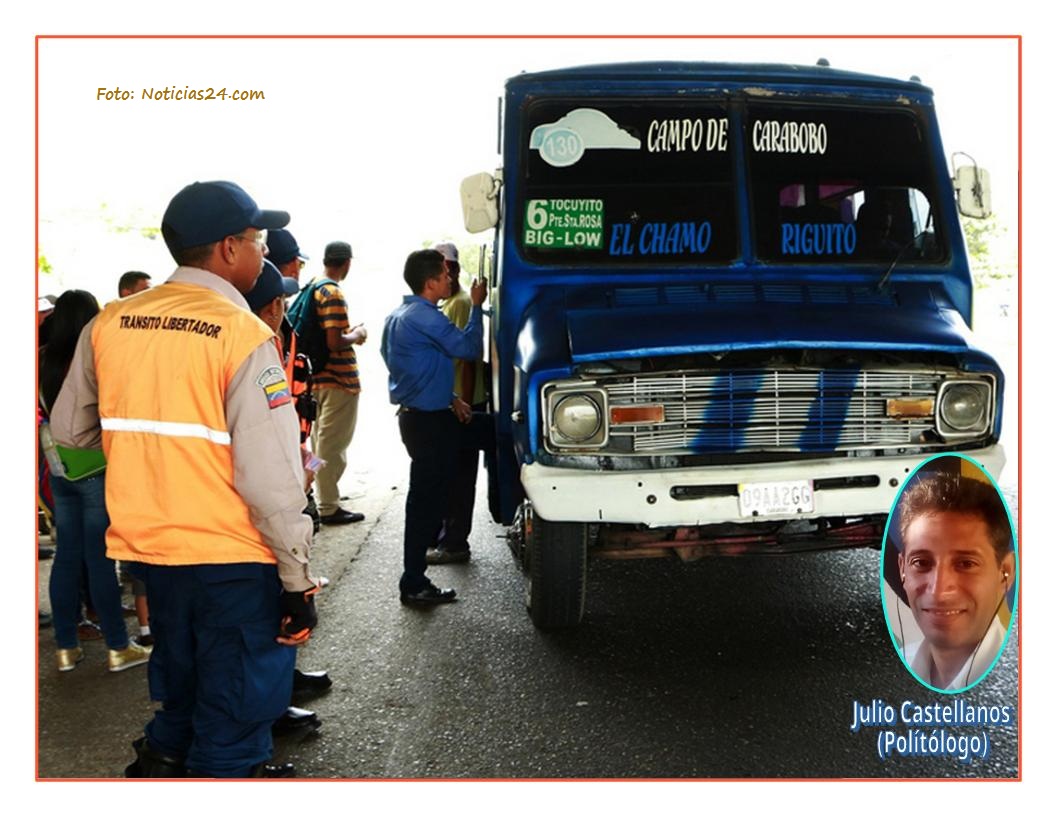 La Inseguridad en el Transporte Público de Libertador / Foto: Noticias24com